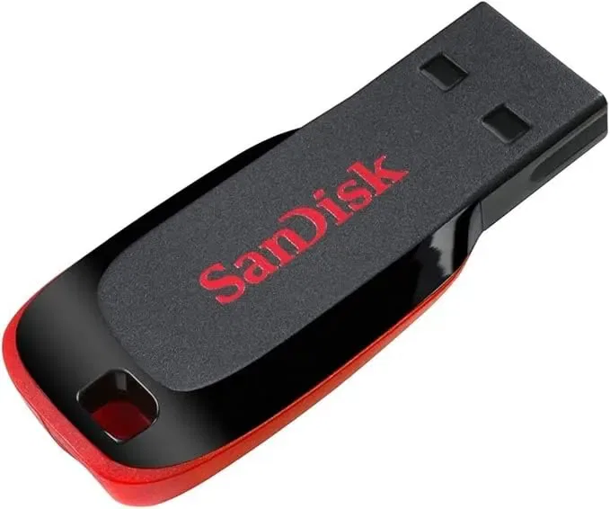 Pen Drive Cruzer Blade, SanDisk, 64GB, SDCZ60-064G-B35, Preto - Imagem 2