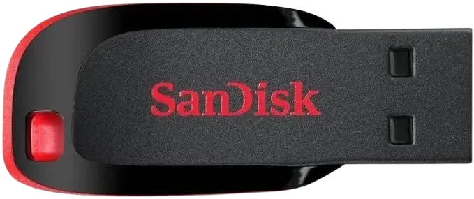 Pen Drive Cruzer Blade, SanDisk, 64GB, SDCZ60-064G-B35, Preto