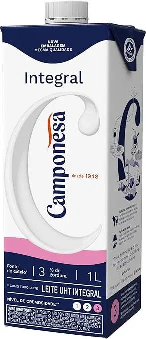 Camponesa Leite UHT Integral 1 L Camponesa Leite UHT Integral 1 L