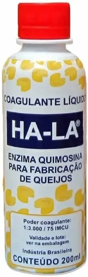 Coalho Líquido Ha-la Coagulante para Queijos 200ml Coalho Líquido Ha-la Coagulante para Queijos 200ml