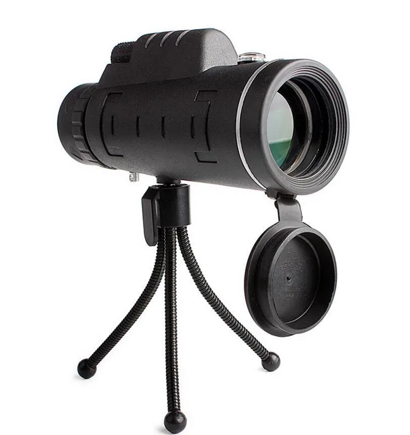 Compatible with Apple, Monocular Telescope Zoom Scope with Compass Phone Clip Tripod - Imagem 8