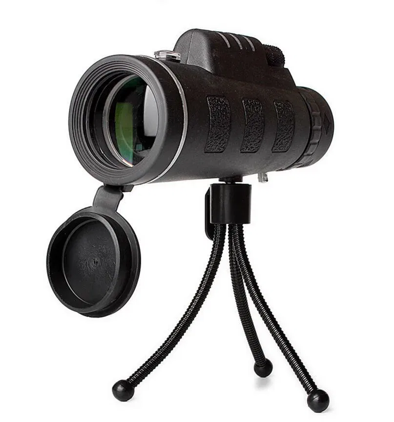 Compatible with Apple, Monocular Telescope Zoom Scope with Compass Phone Clip Tripod - Imagem 6
