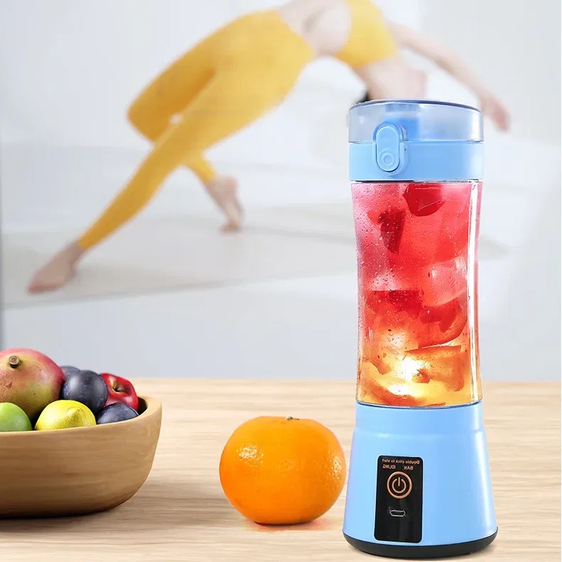 Portable Electric Fruit Juicer Wireless USB Rechargeable Mini Mixer Multifunction Summer Smoothie Blender Machine Kitchen Supplies - Imagem 9