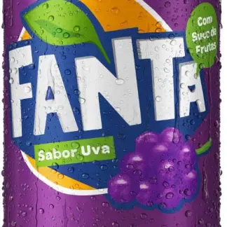 Refrigerante FANTA UVA Lata 350ml Refrigerante FANTA UVA Lata 350ml
