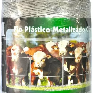 Fio Eletroplastico Inox Para Cerca Elétrica Rural 15 x 6 Marcal (500 metros) Fio Eletroplastico Inox Para Cerca Elétrica Rural 15 x 6 Marcal (500 metros)