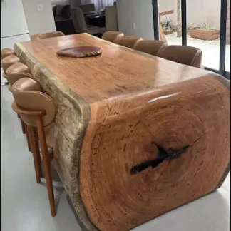 Mesa Rústica Retangular Madeira de Lei Mesa Rústica Retangular Madeira de Lei