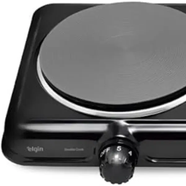 Fogão Elétrico Portátil Cooktop Elgin Double Cook 2 Bocas – 110V Fogão Elétrico Portátil Cooktop Elgin Double Cook 2 Bocas – 110V